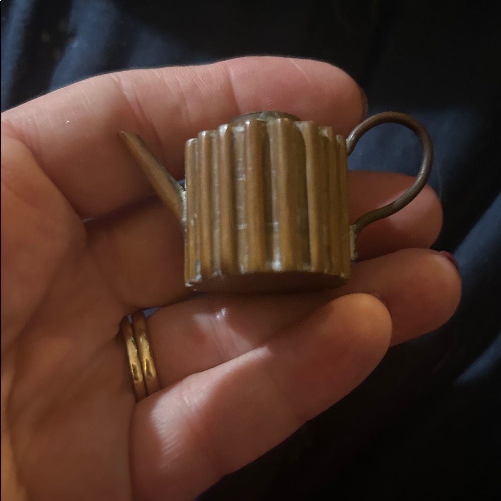 Miniature Brass Tea Set - Picture 6 of 7